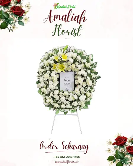 Krans Bunga Duka Riverwalk Island