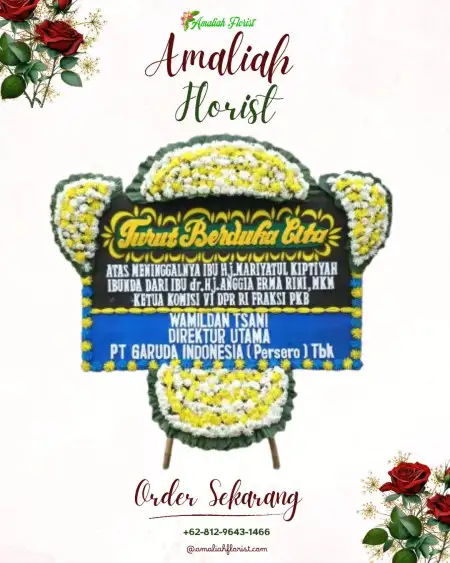 Papan Bunga Duka Riverwalk Island